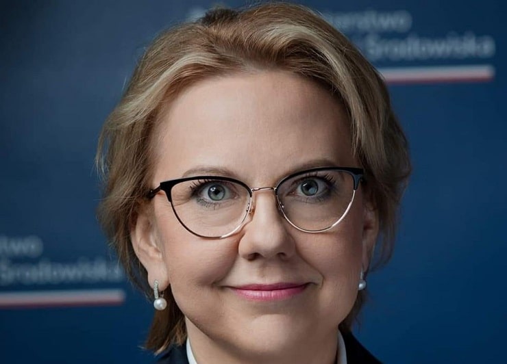 Il Ministro polacco del Clima Anna Moskwa