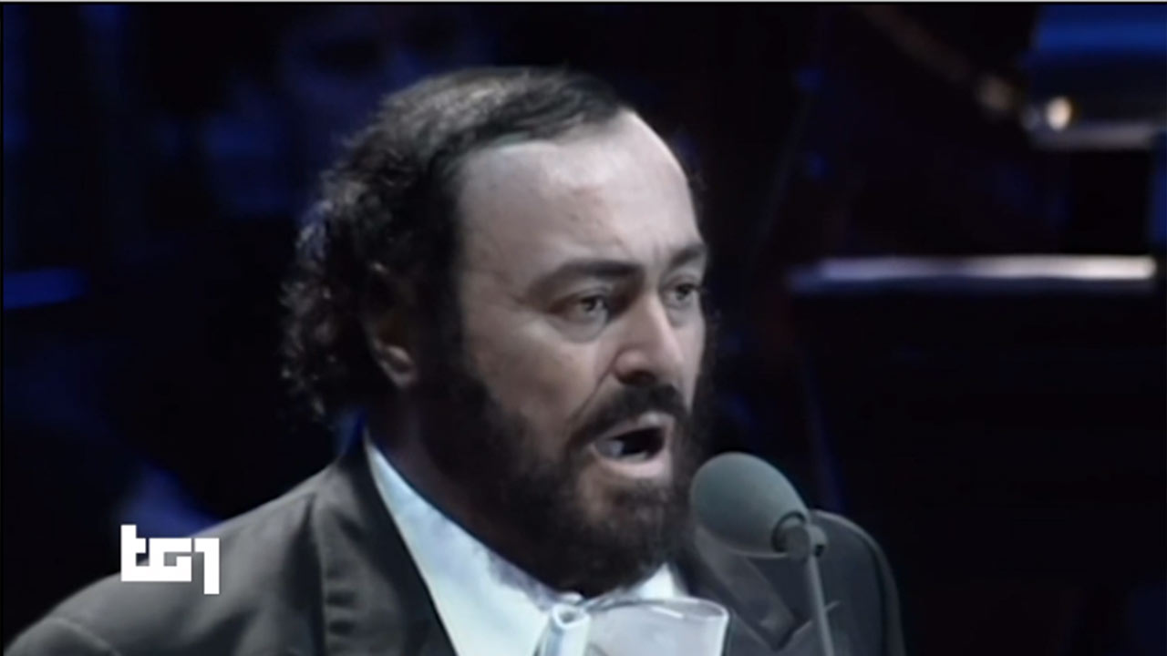 Luciano Pavarotti, TG1