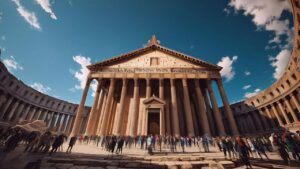 Roma Pons Mundi, opera di Philip Abussi