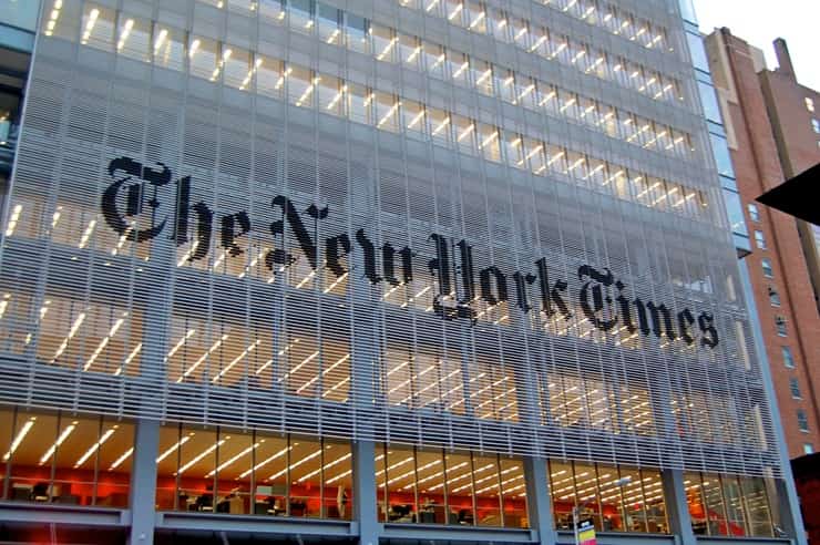Sede del New York Times a New York