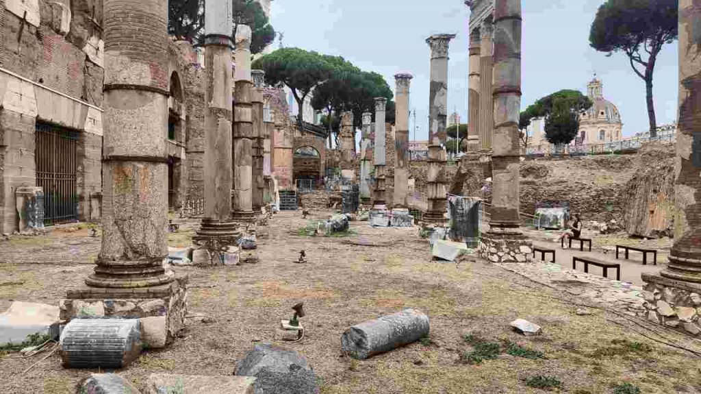 Ruderi del Foro di Cesare - Fori Imperiali di Roma