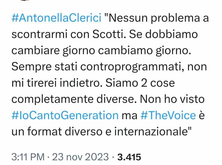 Antonella Clerici contro Gerry Scotti - Romait.it