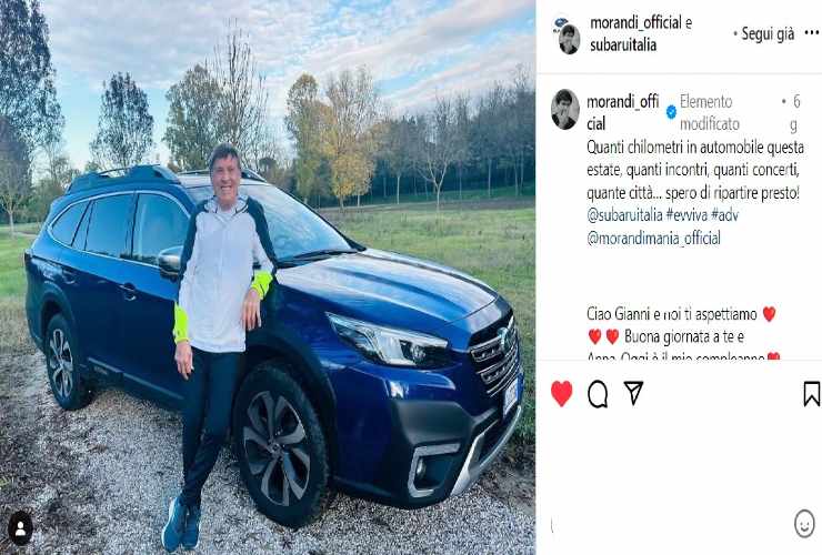 Gianni Morandi pazzo di lei