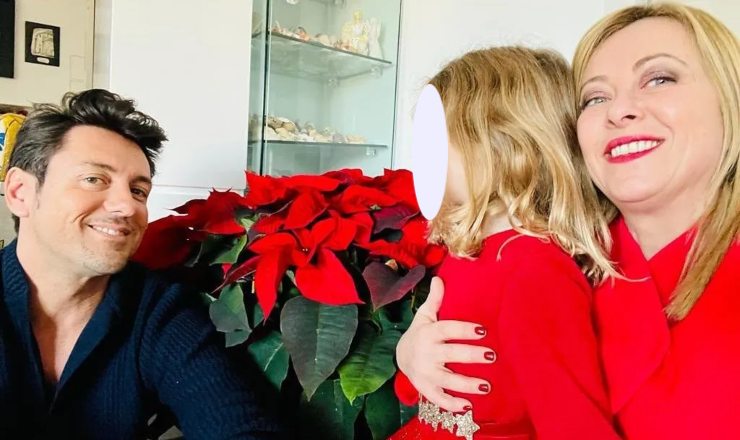 Andrea Giambruno, Ginevra e Giorgia Meloni - Romait.it