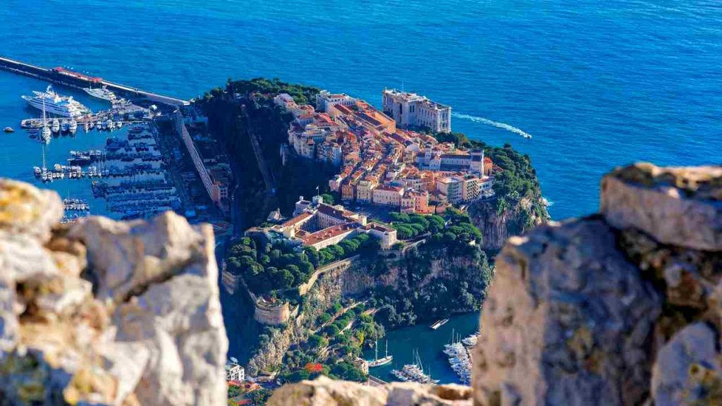 Principato di Monaco (veduta panoramica del golfo)