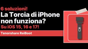 Schermata con domanda sul funzionamento della Torcia di un IPhone