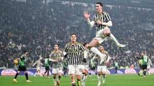 Serie A: Dusan Vlahovic decide Juventus-Sassuolo