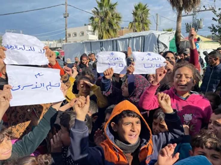 Proteste dei Palestinesi contro Hamas