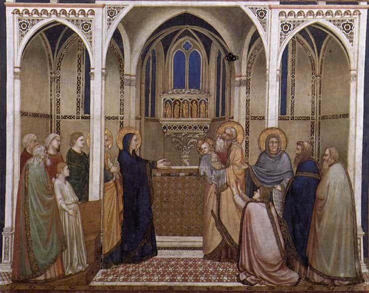 Giotto di Bondone - Presentazione di Gesù al Tempio