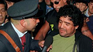 Maurizio Zamboni con Diego Armando Maradona - Romait.it