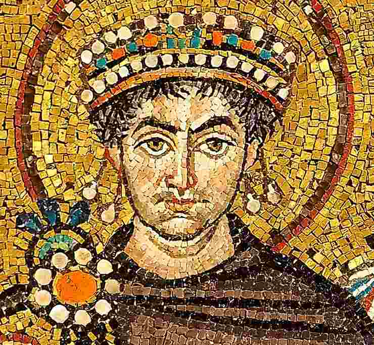 Mosaico dell’Imperatore Giustiniano I, Candelora
