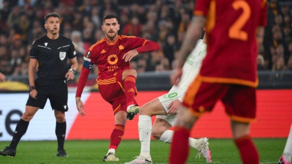 Roma Feyenoord: il gol di Pellegrini per il pareggio giallorosso