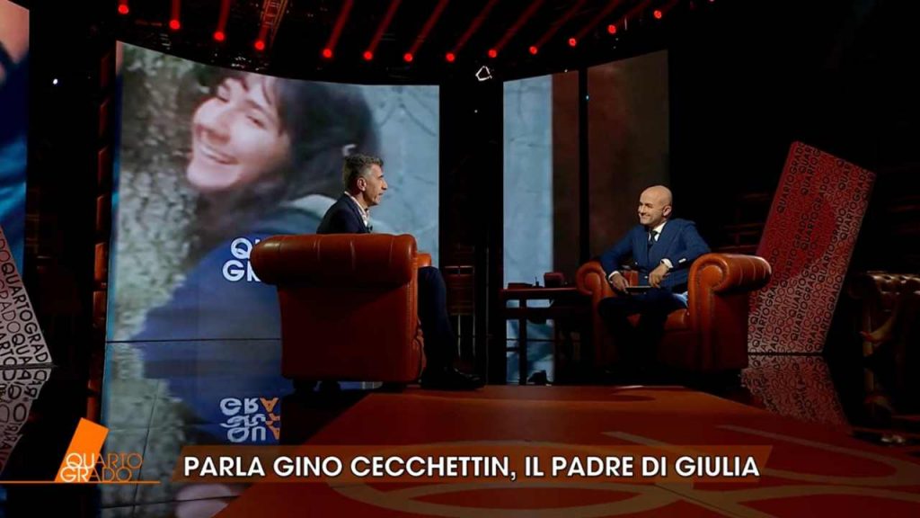 Gianluigi Nuzzi e Gino Cecchettin a Quarto Grado