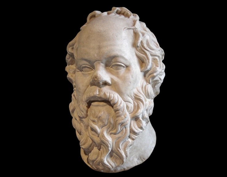 Busto di Socrate al Museo del Louvre di Parigi