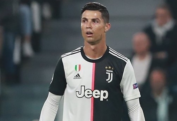 Cristiano Ronaldo con la maglia della Juventus