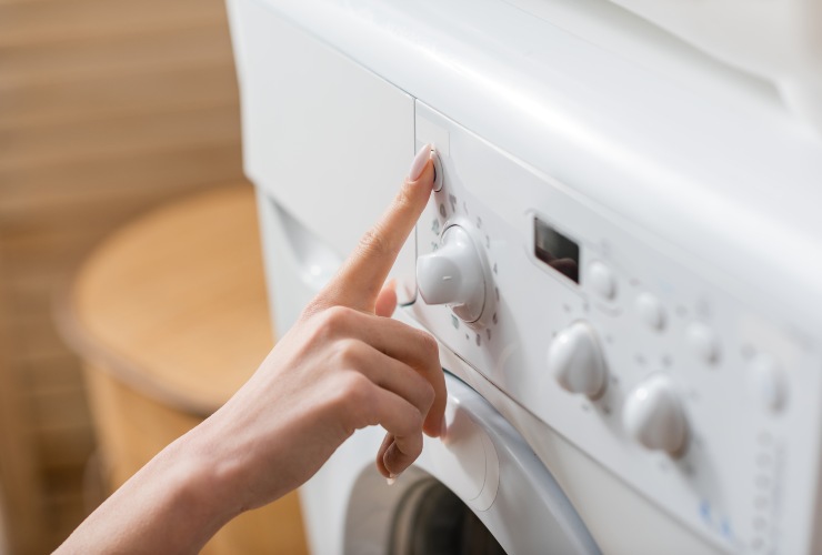 Il pulsante magico della lavatrice
