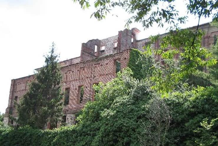 Il muraglione posteriore della Basilica di Superga