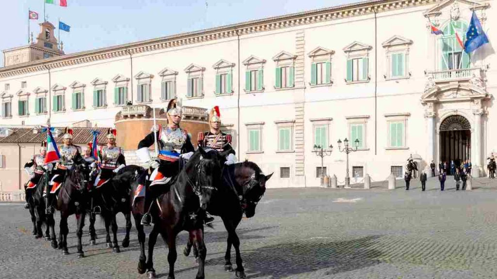 Quirinale, guardie a cavallo