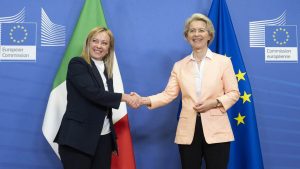 Giorgia Meloni e Ursula von der Leyen