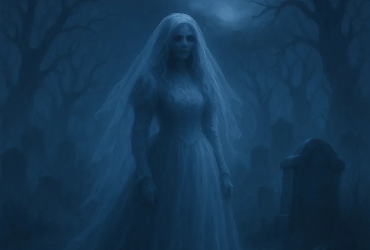 Sposa al cimitero