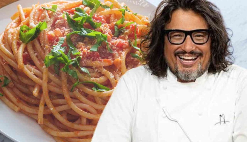 Bucatini all'amatriciana di Alessandro Borghese
