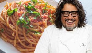 Bucatini all'amatriciana di Alessandro Borghese