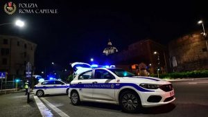 Polizia Roma Capitale notte