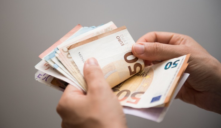 Soldi euro busta paga