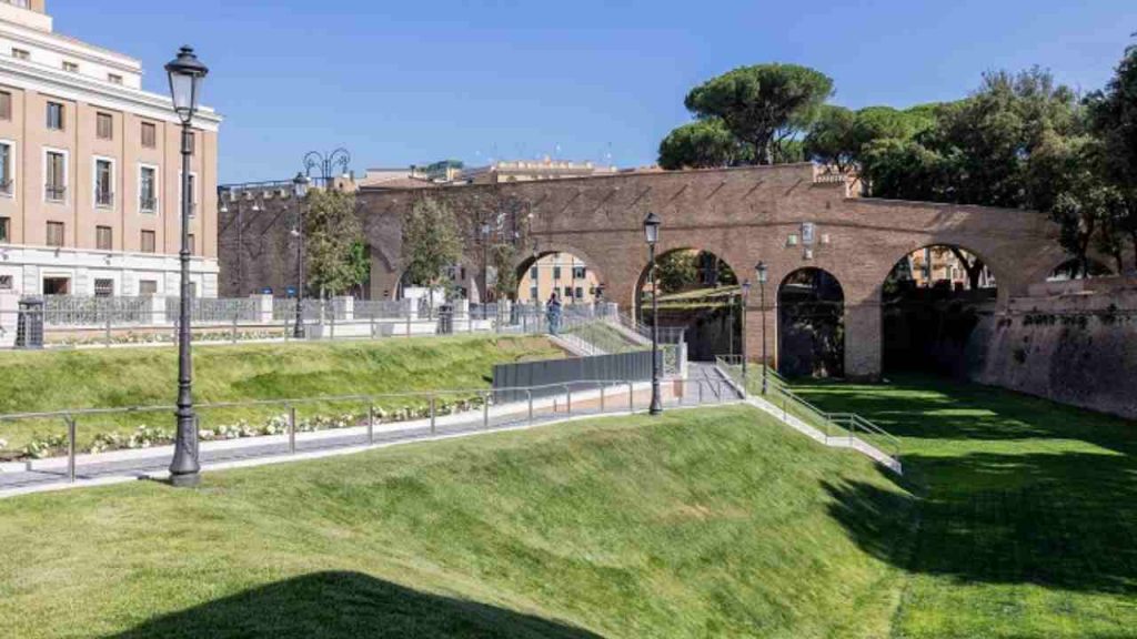 Fossato e Giardini di Castel Sant'Angelo riqualificati