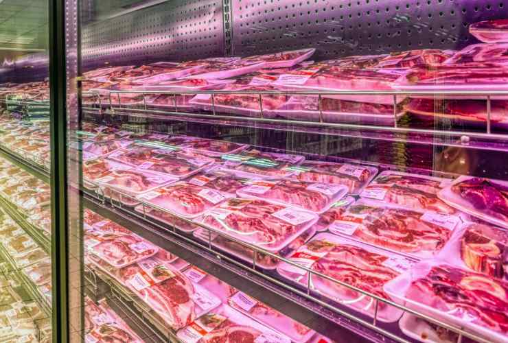 Carne al supermercato