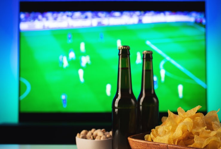 Tv partita calcio