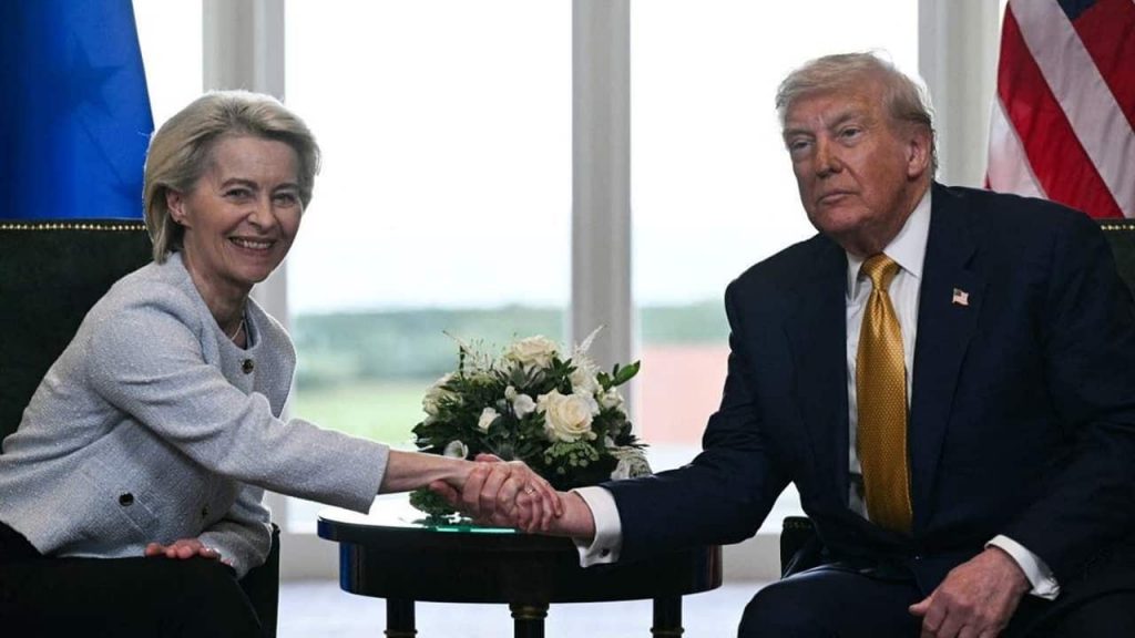 Accordo sui dazi tra Donald Trump e Ursula von der Leyen