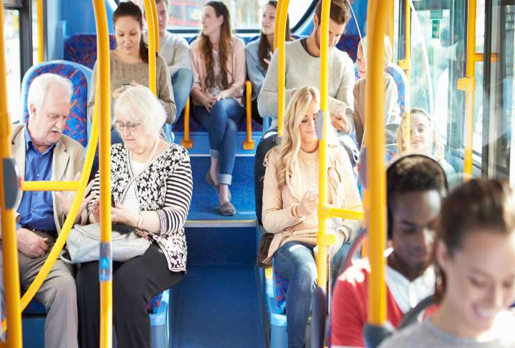 Passeggeri autobus