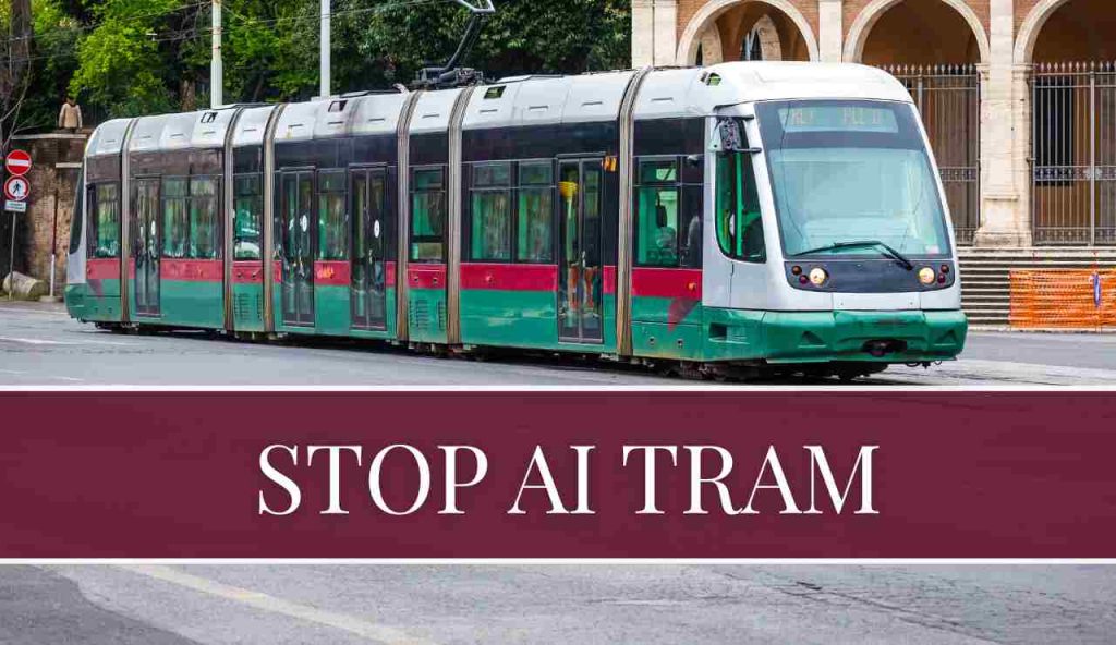 Stop tram