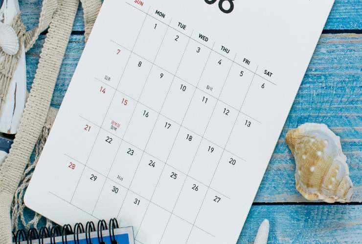 Calendario festività