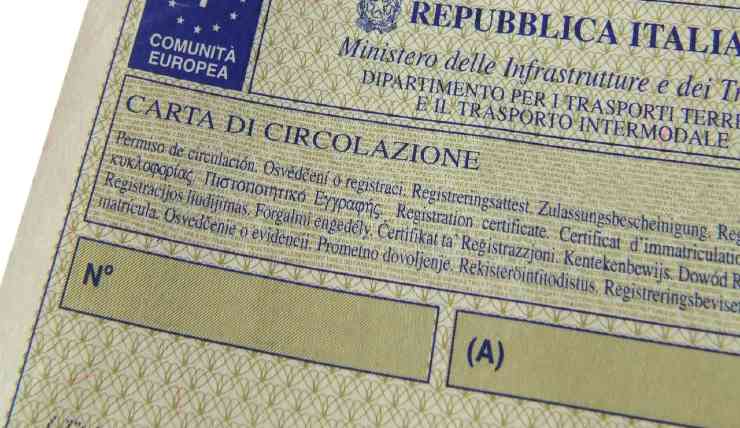 Carta di circolazione - Romait.it
