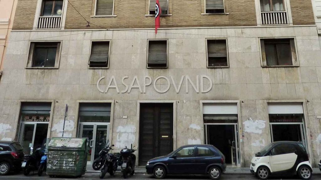 CasaPound, Creative Commons Attribution-Share Alike 3.0 Unported license