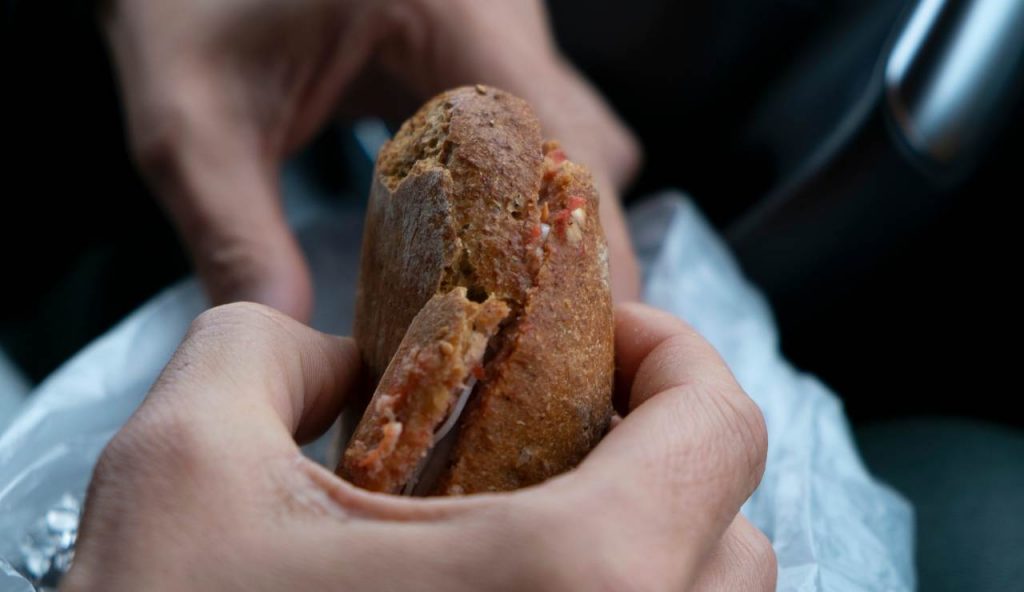 Panino al volante