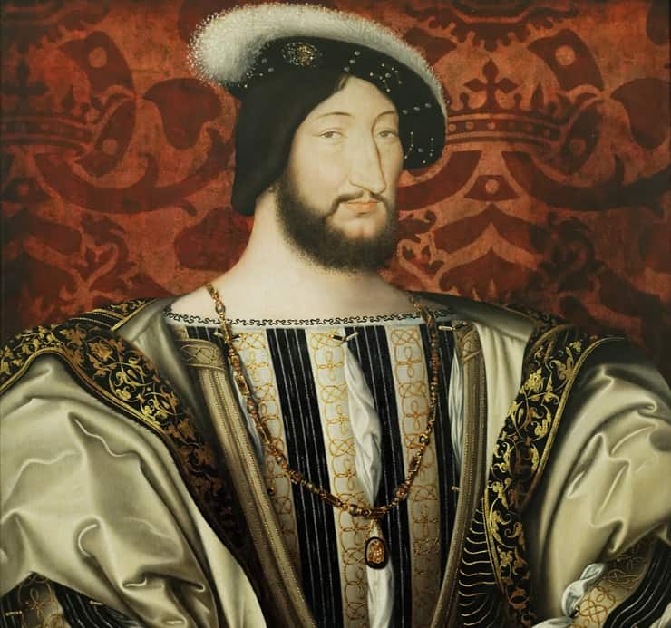 Jean Clouet - Ritratto di Francesco I di Francia al Louvre