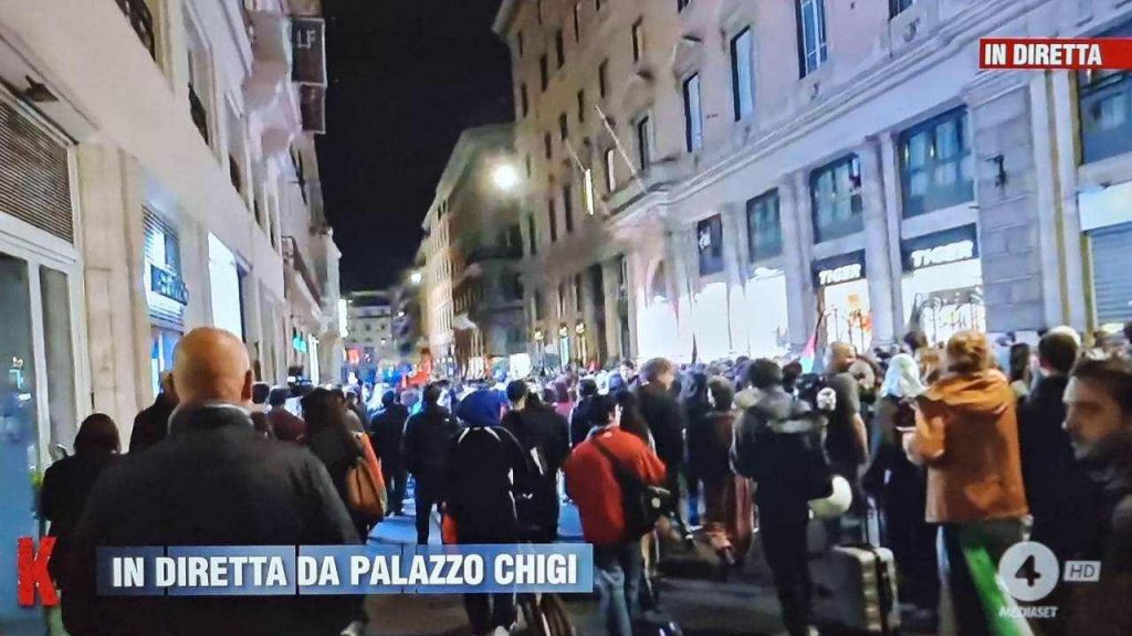 Manifestazione Pro Gaza a Roma
