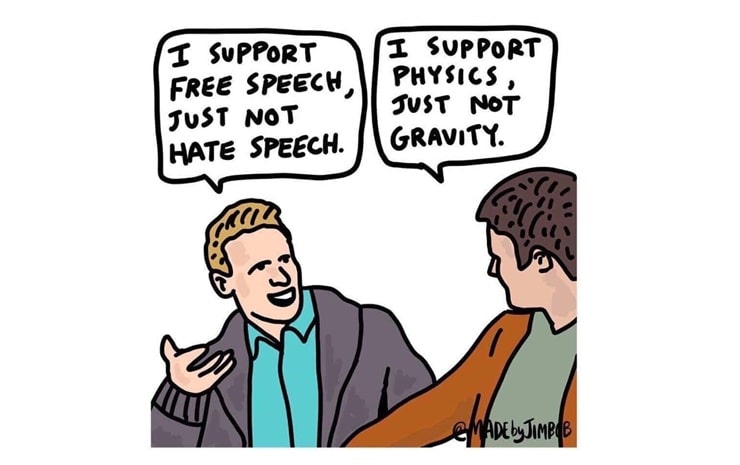 Meme sulla vaghezza dell’espressione hate speech. Libertà