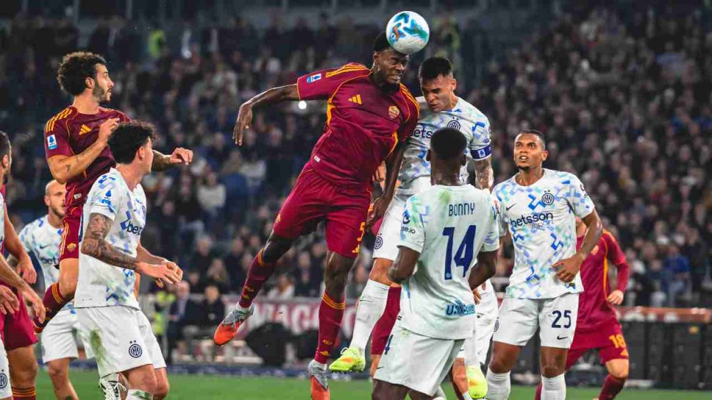 Ndicka durante Roma-Inter