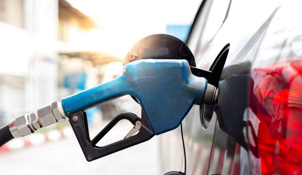 Pompa distributore benzina