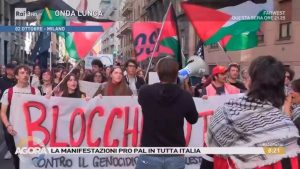 Sciopero generale Pro Gaza 3 Ottobre, Roma