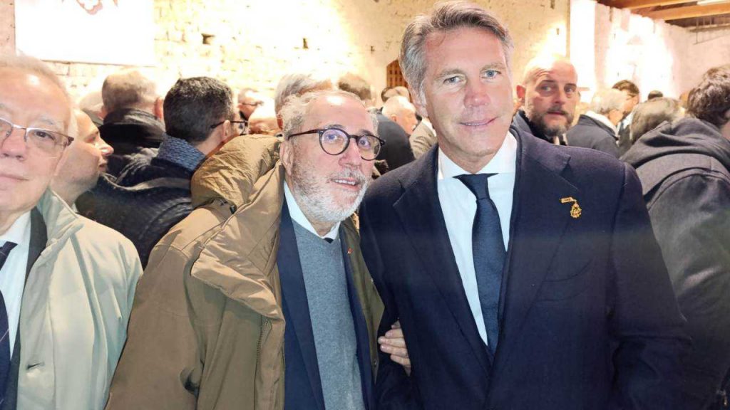Emanuele Filibero di Savoia con l'amico Antonio Parisi