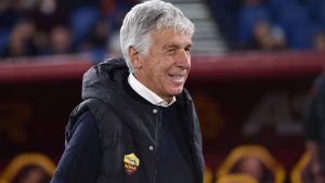 Gian Piero Gasperini sorride, Foto Claudio Pasquazi