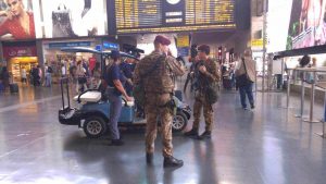 Militari alla stazione Termini