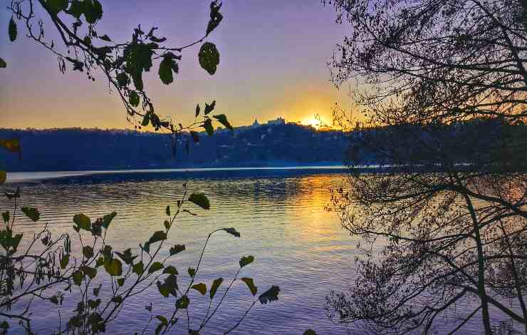 Tramonto lago Albano - Romait.it