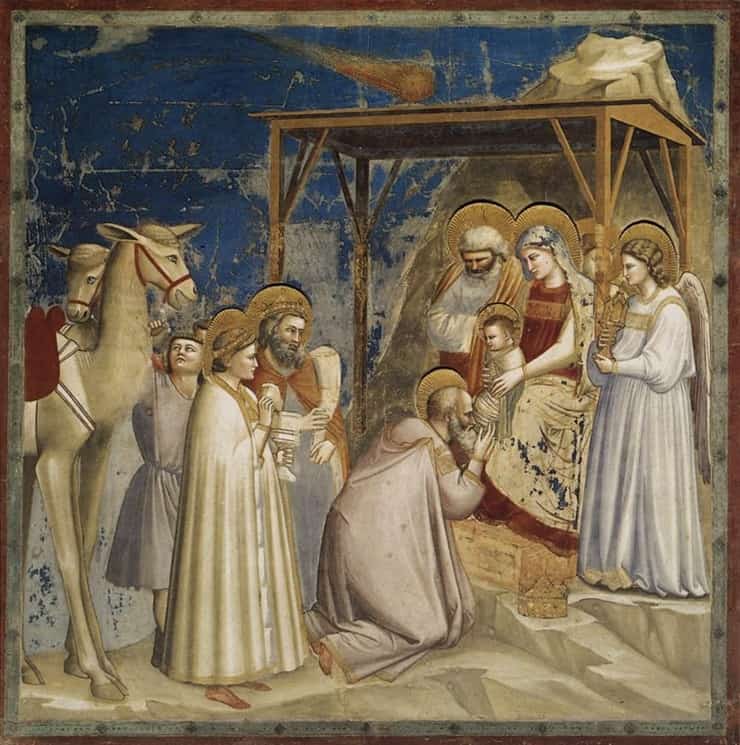 Giotto di Bondone - Adorazione dei Magi