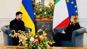 Incontro tra Giorgia Meloni e Volodymyr Zelensky a Roma